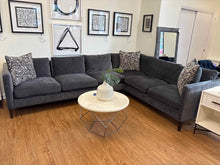Circle Furniture 2-Piece Sectional in Deep Grey