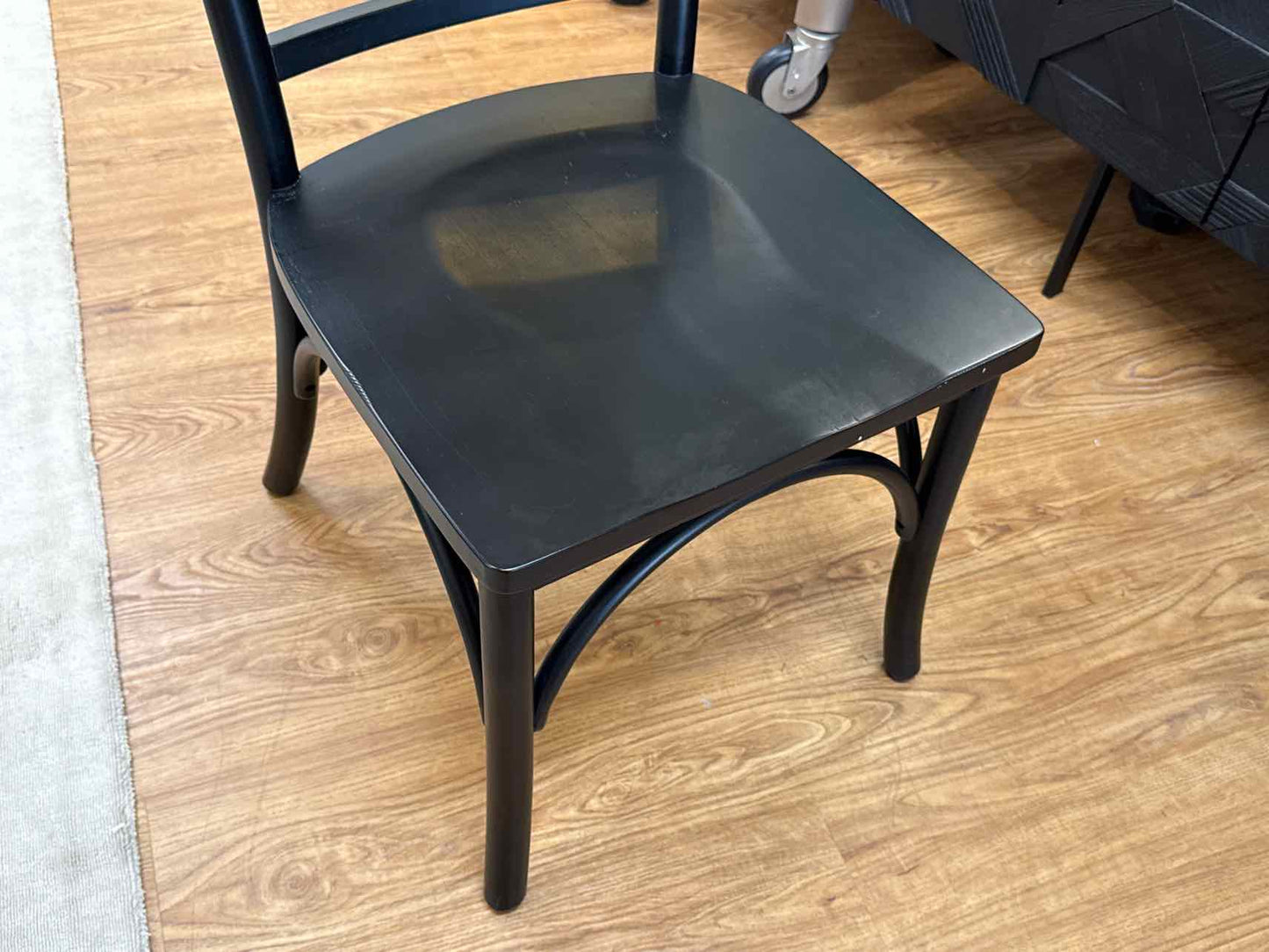 Set of 8 Black Magnolia Home Dining Chairs