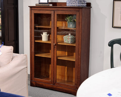Antique Mahogany 2-Door Cabinet