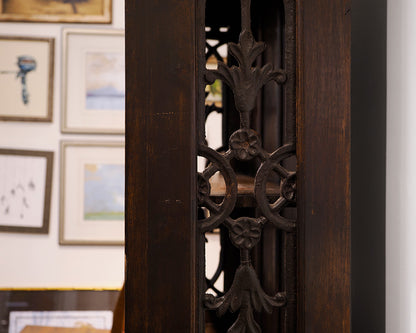 Bookcase w/ Ironwork on Sides