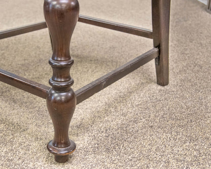 Set of 4 Universal Furniture Splat Back Counter Stools in Tobacco Finish