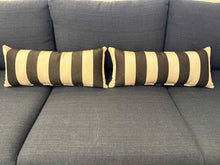 Pair of Lumbar Pillows in Sunbrella Fabric