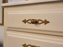 Nine Drawer Chest in Cream Finish