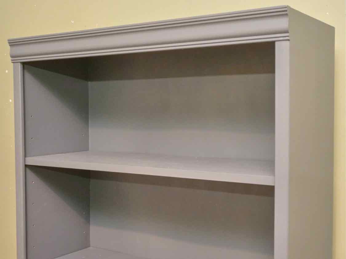 Pine 3 Adjustable Shelf Bookcase in Colonial Blue Finish