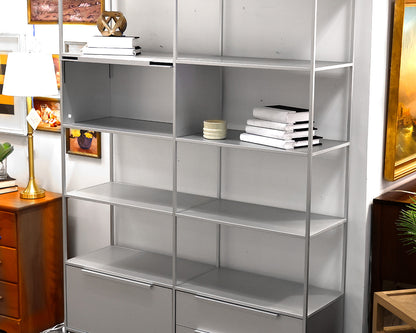 MDF Italia Metal Bookcase With Storage
