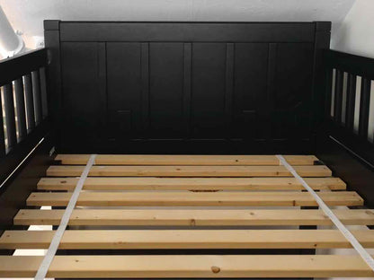Pottery Barn Midnight Blue/Black Bunkbed with Ladder