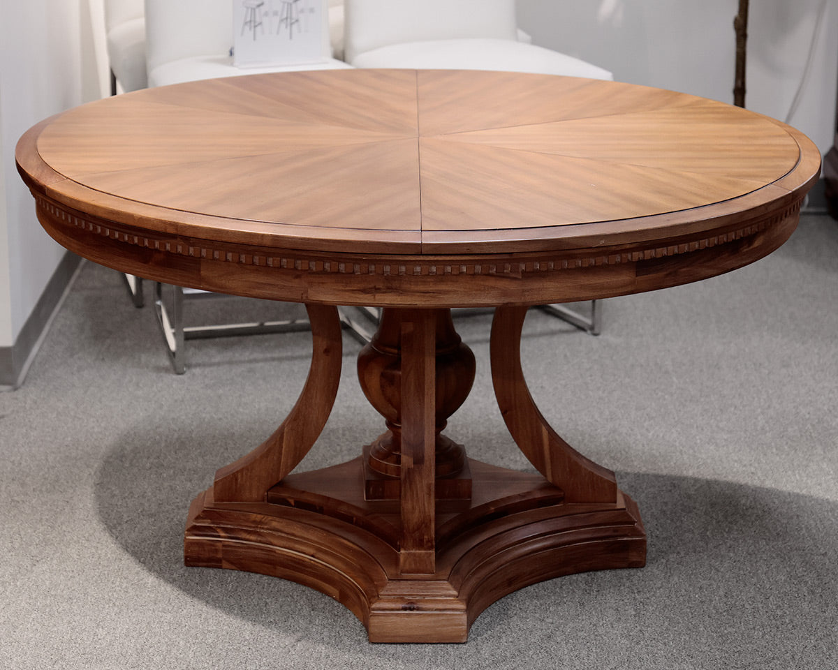 Restoration Hardware St. James Round Jupe Extension Dining Table