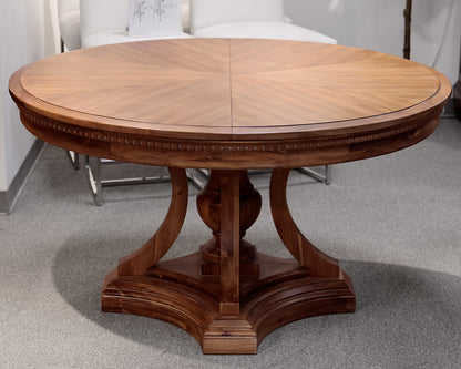 Restoration Hardware St. James Round Jupe Extension Dining Table