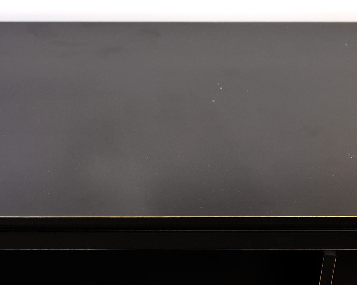 Ballard Design Black Bookcase Console