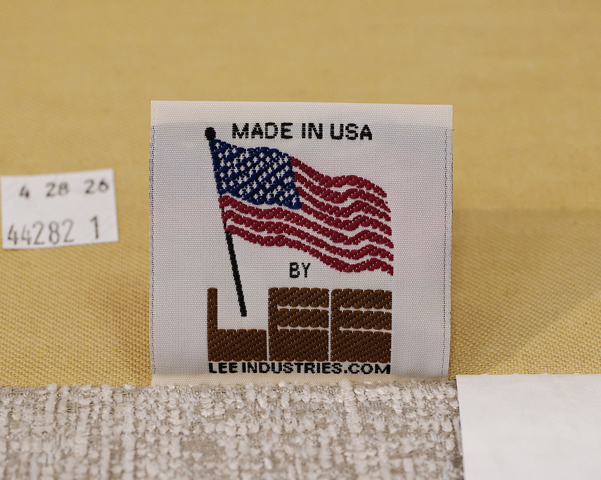 Lee Industries Custom Gray Tufted Two-Piece Sectional