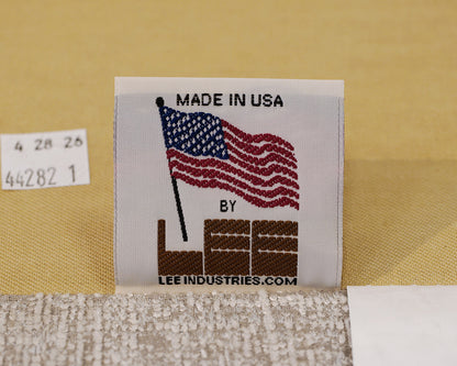 Lee Industries Custom Gray Tufted Two-Piece Sectional