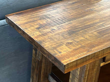 Rustic Two Drawer Work Table