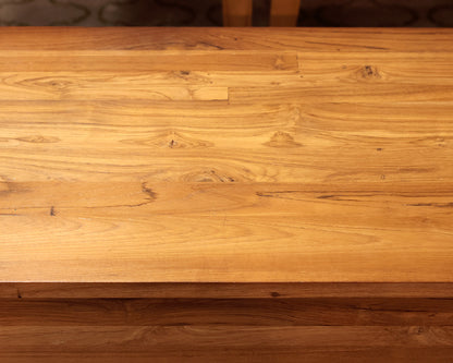 Crate & Barrel 'Teca' Storage Trunk-Bench