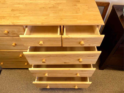 Light Oak Ten Drawer Dresser