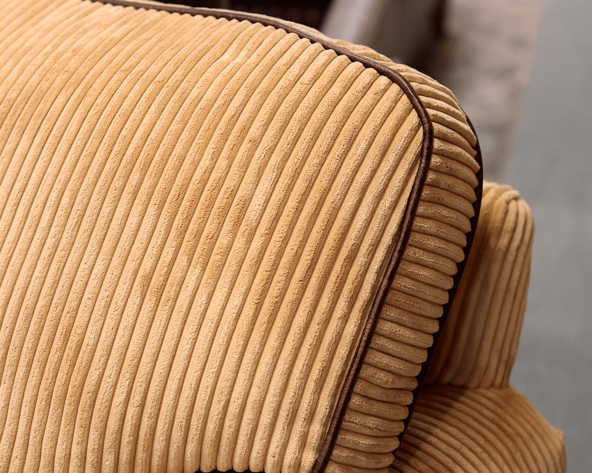 Pair of Highland House Upholstered Swivel Chairs