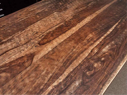Mango Wood Dining Table with Turned Legs