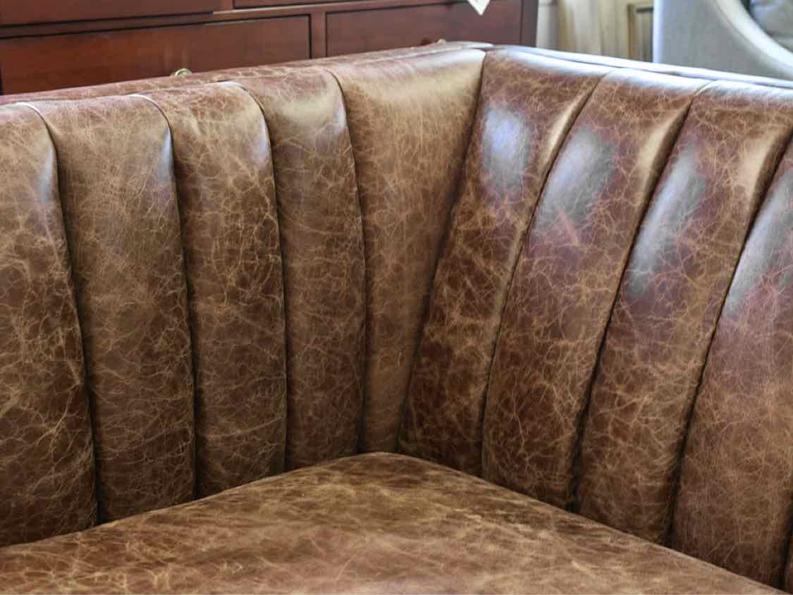 Roger & Chris 'Harley' Channel Back Shelter Arm Sofa