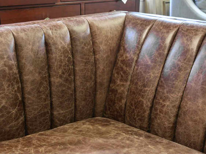 Roger & Chris 'Harley' Channel Back Shelter Arm Sofa