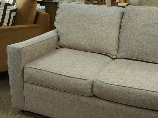 Rowe 'Monaco' 3 Cushion Sofa in Pebble Grey Upholstery