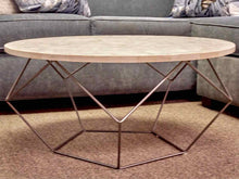 West Elm Origami Style  Tile Top   Cocktail Table with Steel Base