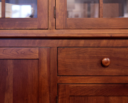 Ethan Allen American Impressions 2 Piece Cherry China Cabinet