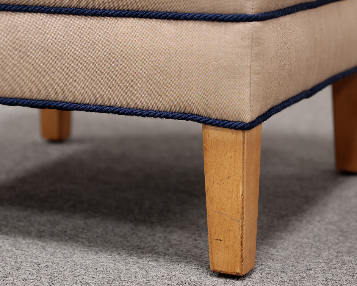 Pair of than Allen Square Ottomans