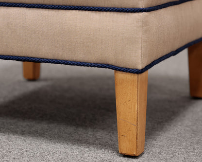 Pair of than Allen Square Ottomans