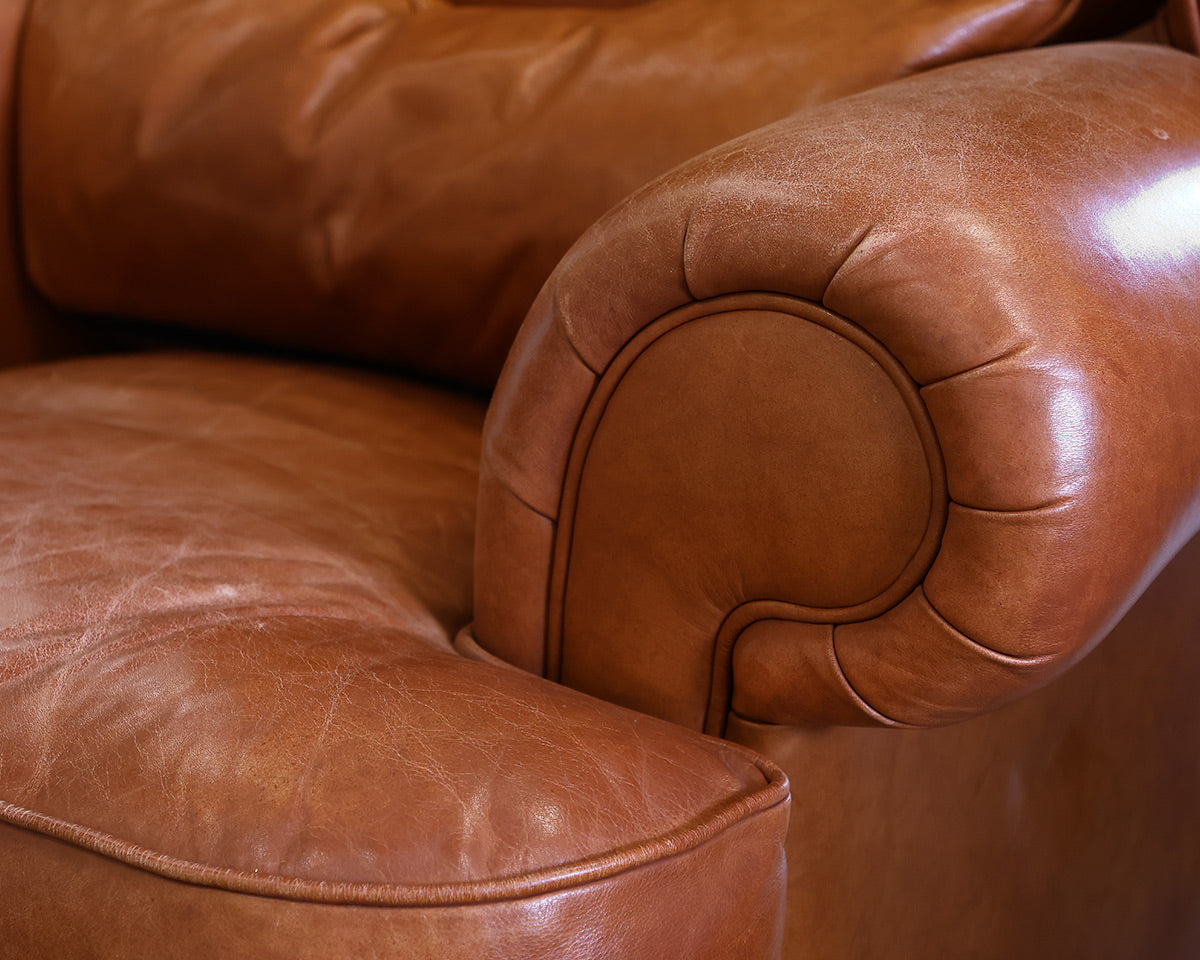 Thayer Coggin Leather Chair