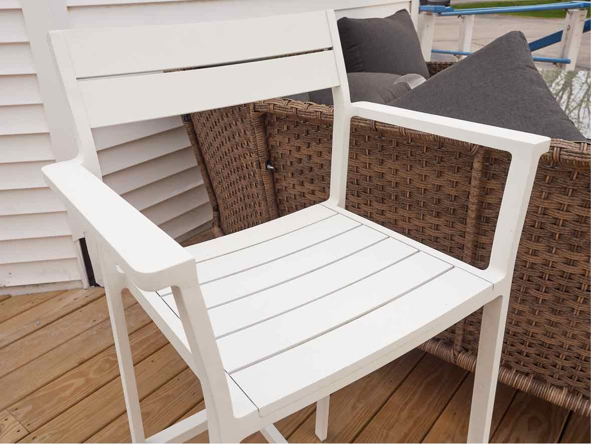 Case Furniture Outdoor Coated Aluminium Pub Height Table & Chairs