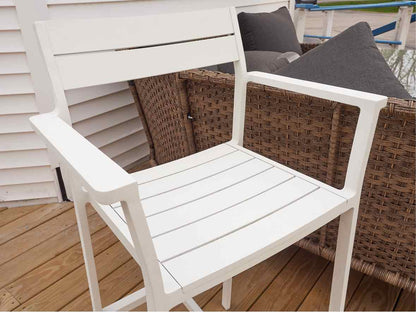 Case Furniture Outdoor Coated Aluminium Pub Height Table & Chairs