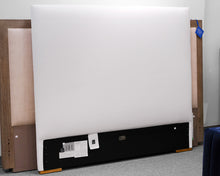 Restoration Hardware White Upholstered Queen Bed Frame