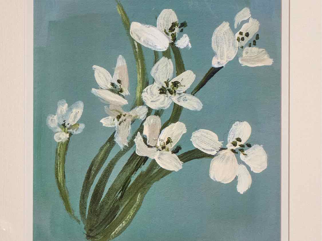 'White Tropicals' Framed Print 1/2