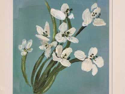 'White Tropicals' Framed Print 1/2