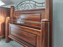 Bob Timberlake for Lexington Cherry Queen Bed W/ Metal Accents