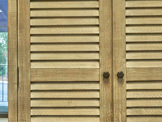 Driftwood Grey Two Door Armoire