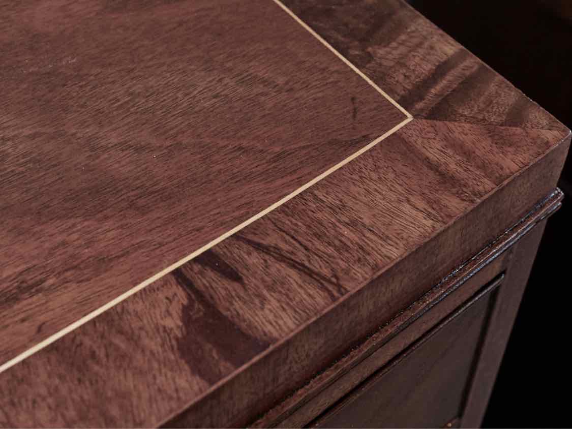 Paine Furniture Banded Mahogany Chest