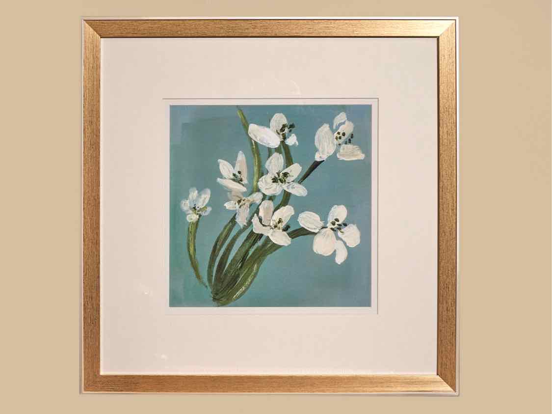 'White Tropicals' Framed Print 1/2