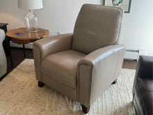 Violino Taupe leather Reclining Chair