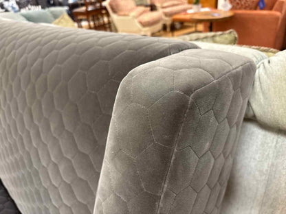 Highback Bench Seat Sofa in Grey
