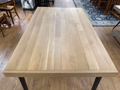 Crate & Barrel 'Lakin' White Oak Dining Table