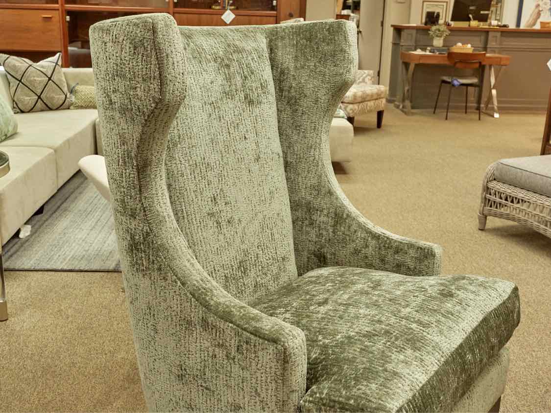Pair of Bernhardt 'Pascal' Wing Chairs