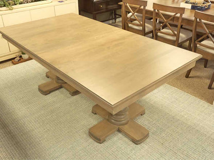 Gat Creek "Gretta" Maple Double Pedestal Dining Table