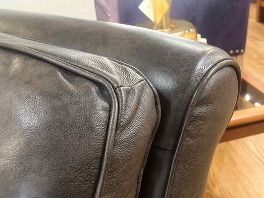 Boston Interiors Dark Brown Leather Recliner