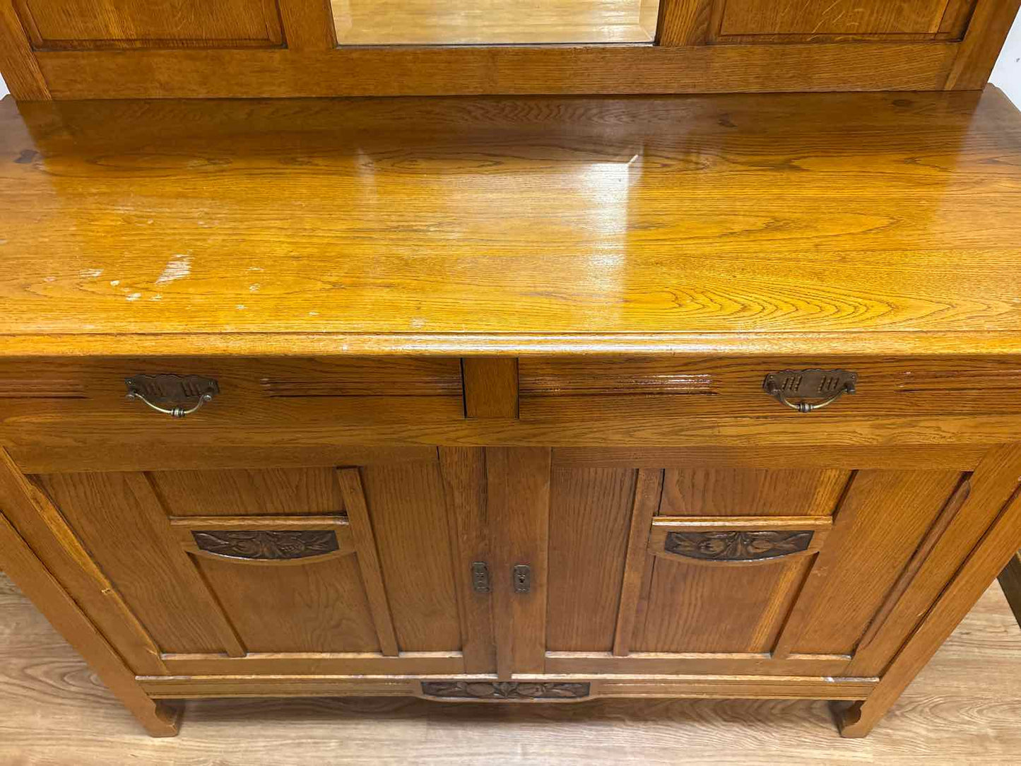 Nouveau-Style Console with Hutch