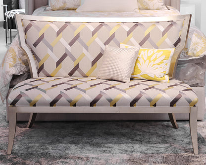 Custom Contemporary Upholstered Bench