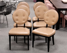 Set of 6 Round Back "Keira" Dining Chairs