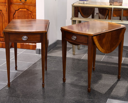 Pair of Ethan Allen Drop Leaf Side Tables