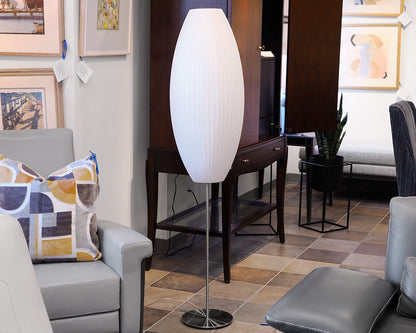 George Nelson For Herman Miller "Cigar Bubble" Floor Lamps