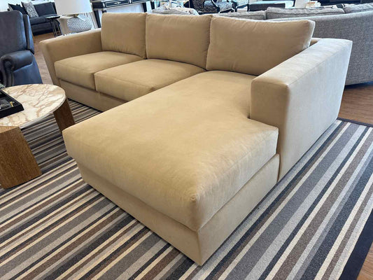 Pottery Barn 2-Piece Sectional in Camel