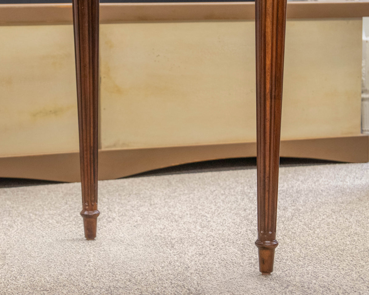 Ethan Allen Cherry Writing Desk with (1) Drawer and Fluted Legs